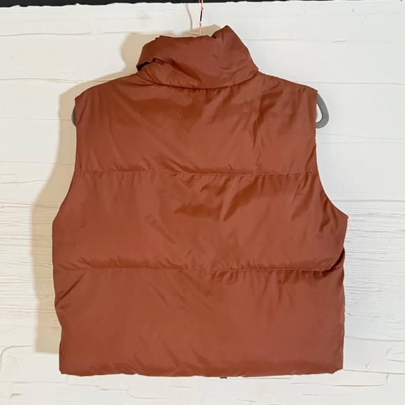 SHEIN Puffer Vest | Size XS | Brown - Picture 3 of 6